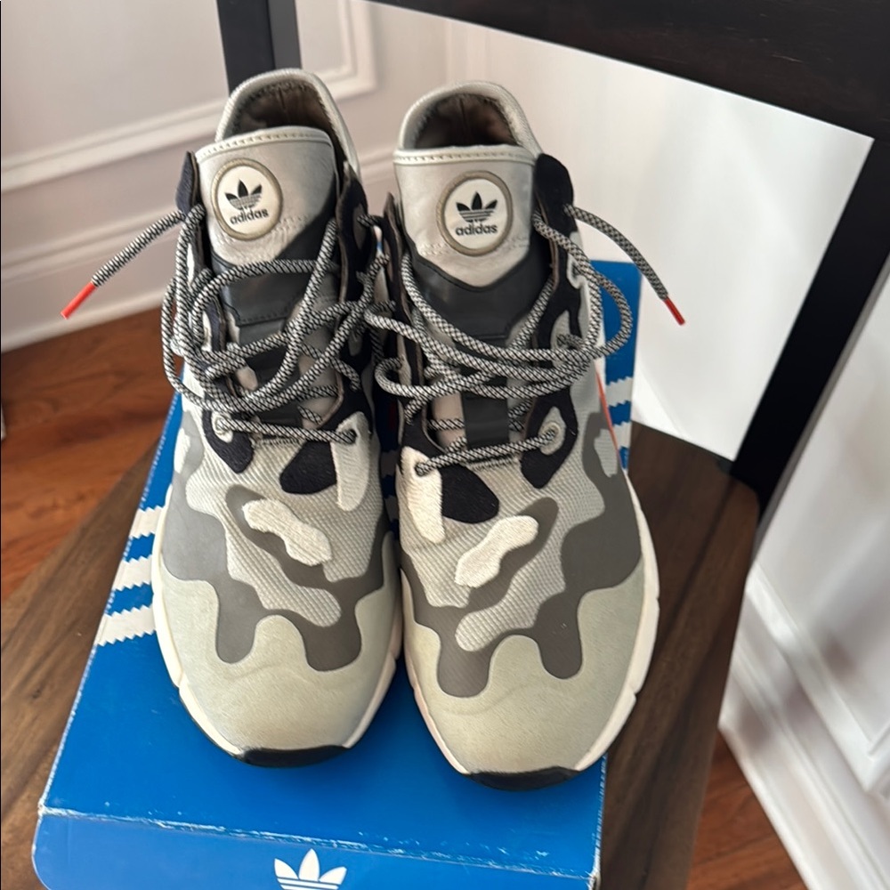 Adidas Camouflage Sneakers - Gray